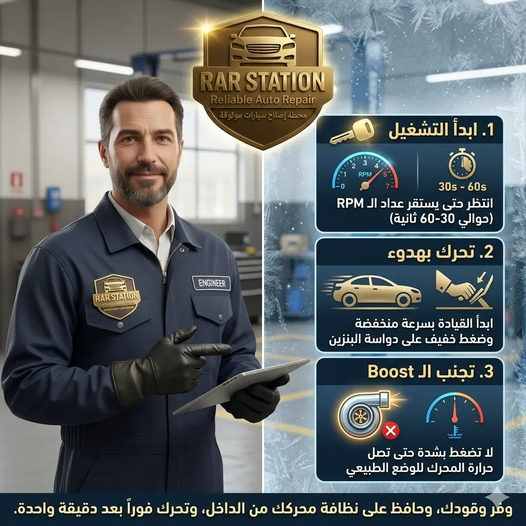 هل "تسخين السيارة" في الشتاء ضرورة هندسية أم خرافة موروثة؟